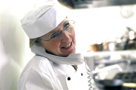 Chef on the phone