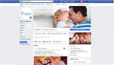 Facebook Seite zu dem SAFE-Programm Facebook SAFE-Programm