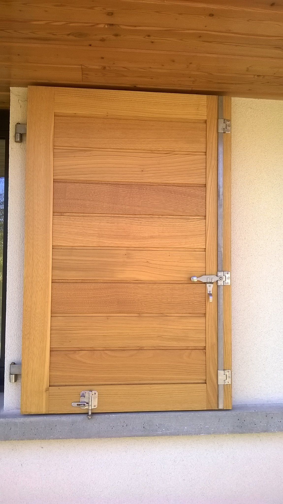 Volet en bois