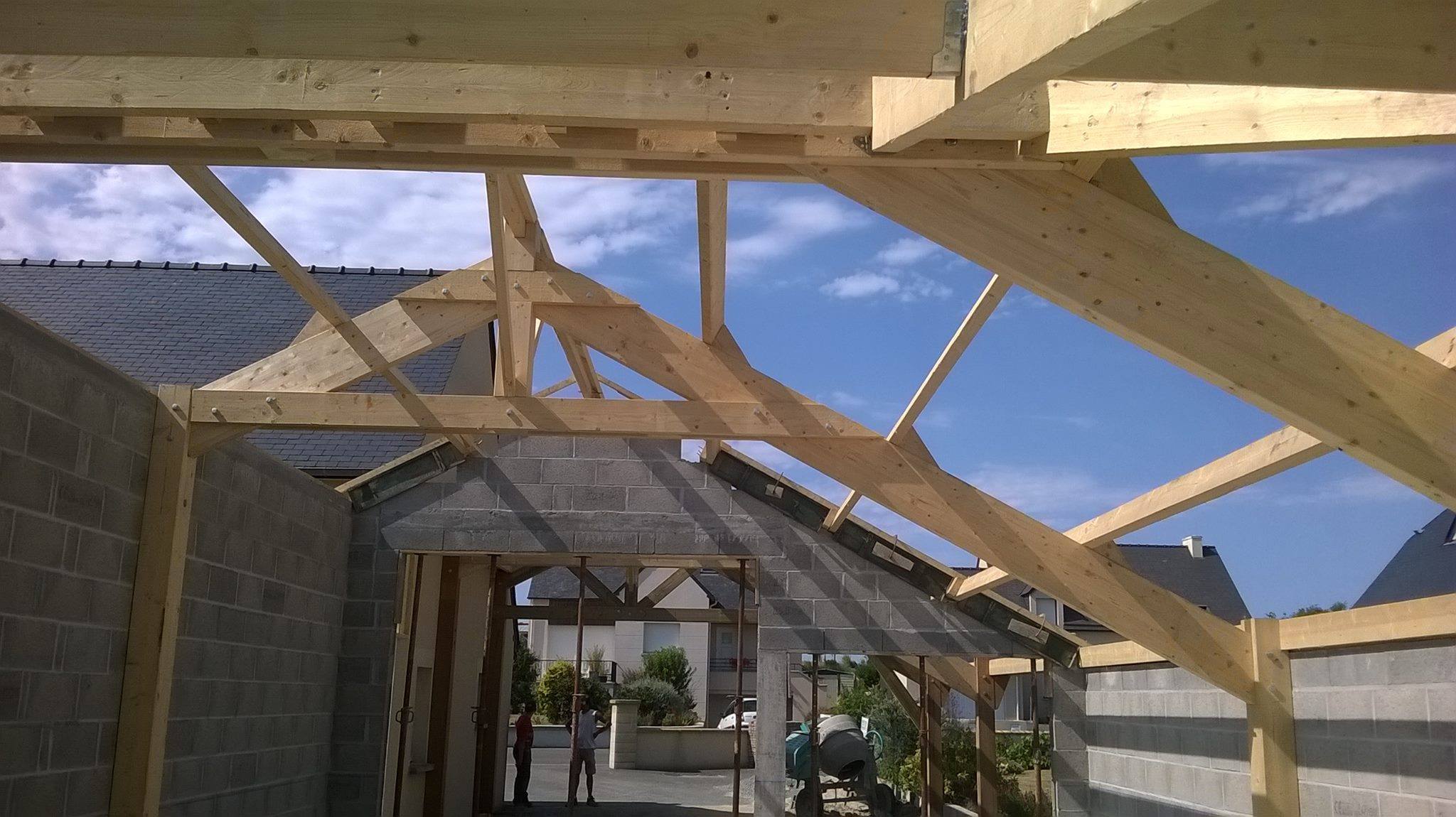 Charpente en bois