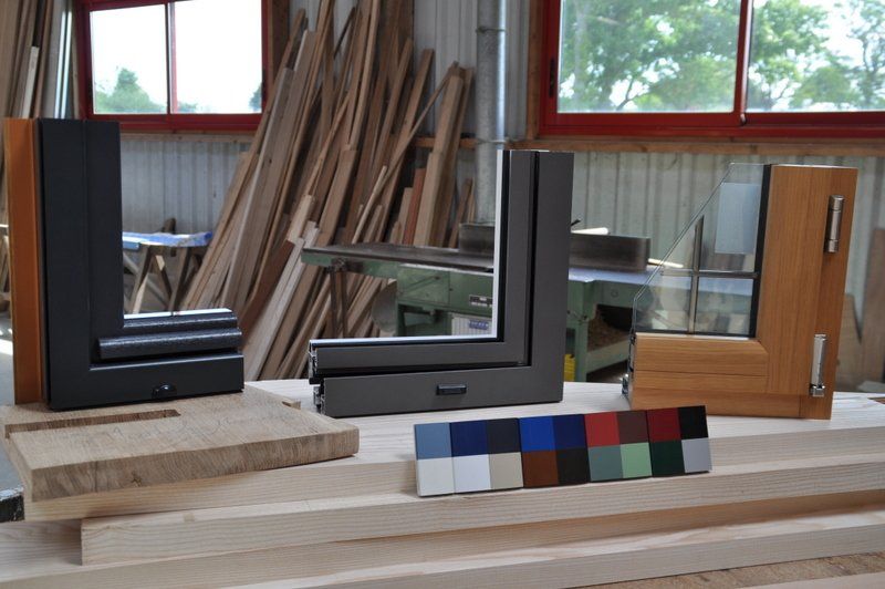 Fenêtre PVC alu Bois