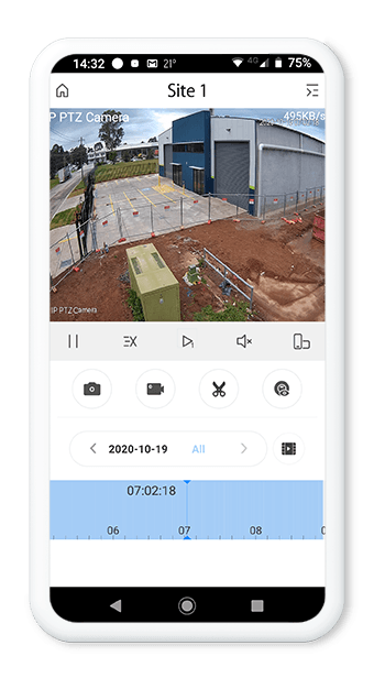 Solar CCTV Phone app