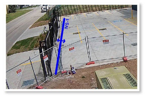 Solar CCTV Line Crossing