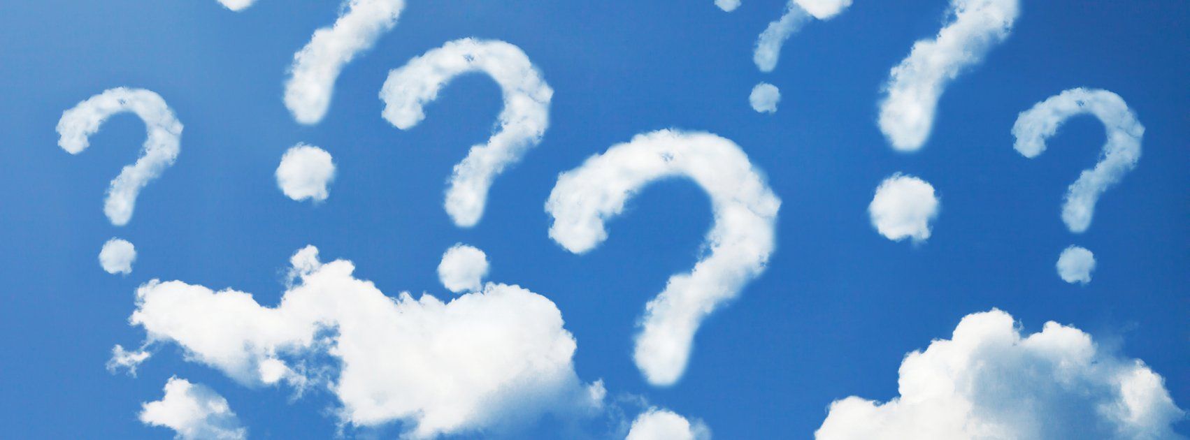 Het Mediators Collectief: 085-1307476 vraagtekens in de wolken en gemaakt van wolken