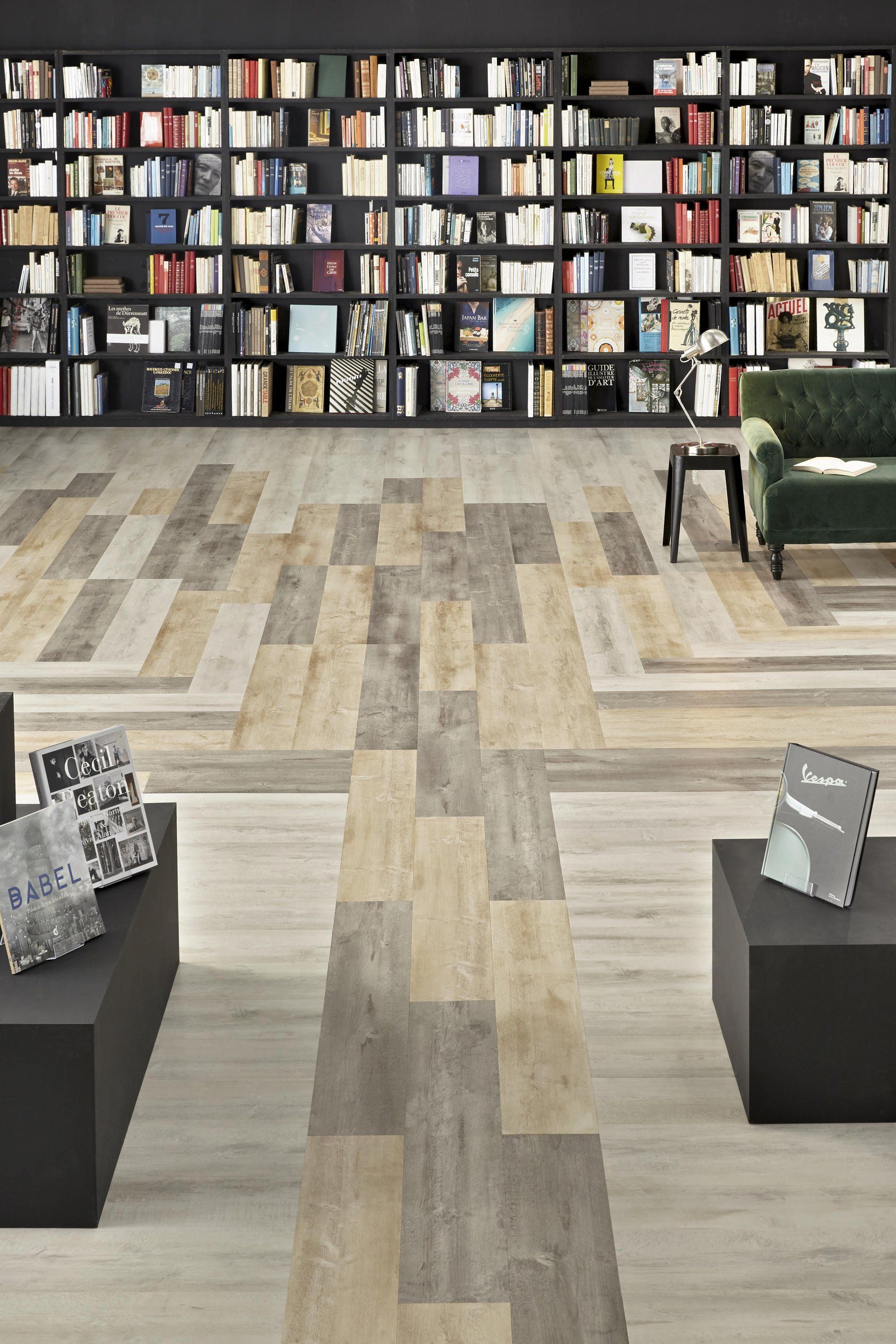 pavimento in PVC effetto legno