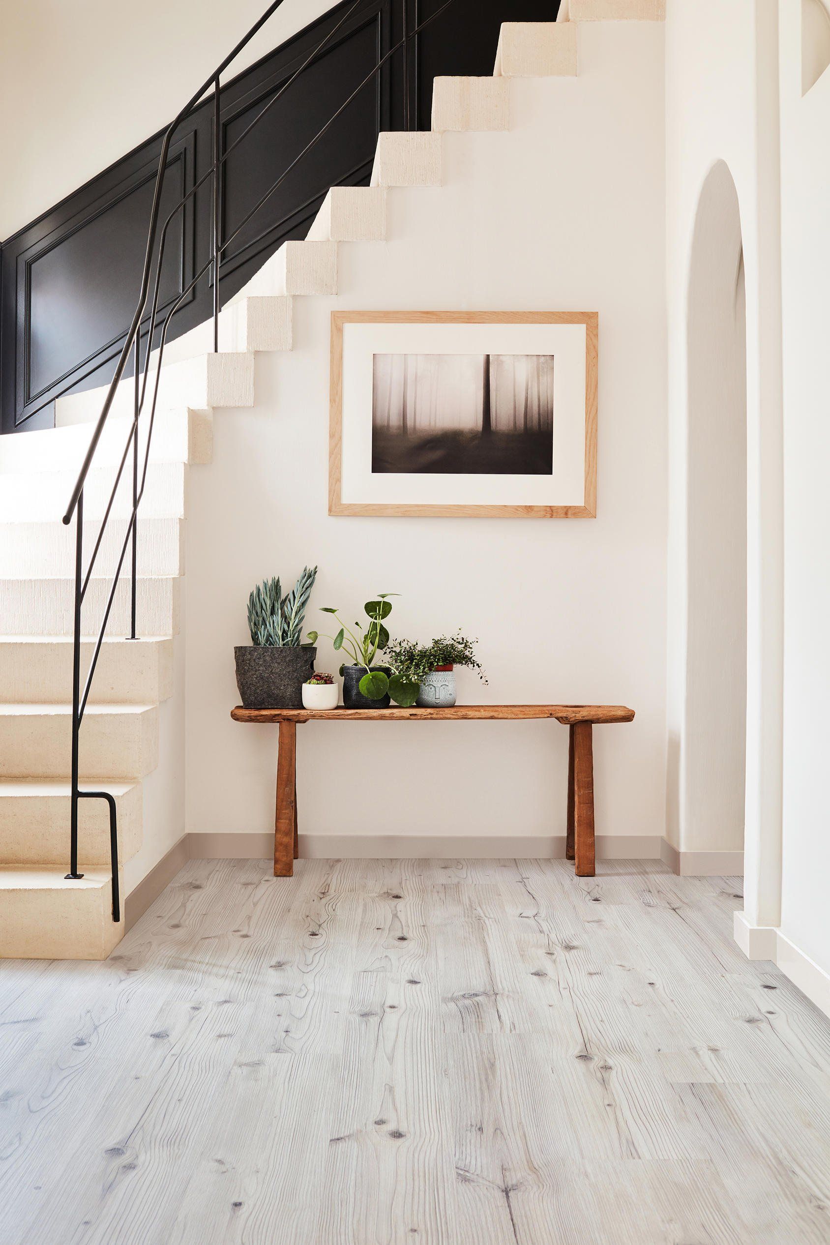 sottoscale con pavimento in legno
