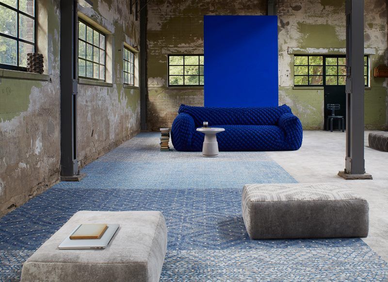 moquette blu