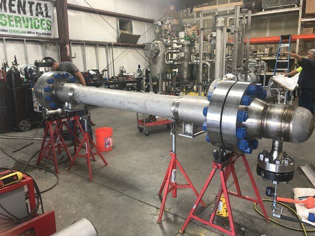 3000 PSIG Heat Exchange Tube Sheets from 2500# Blind Flanges