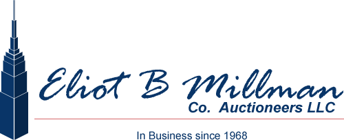Logo, Eliot B Millman Co. LLC, Auctions & Liquidations Logo, Eliot B Millman Co. LLC, Auctions & Liquidations