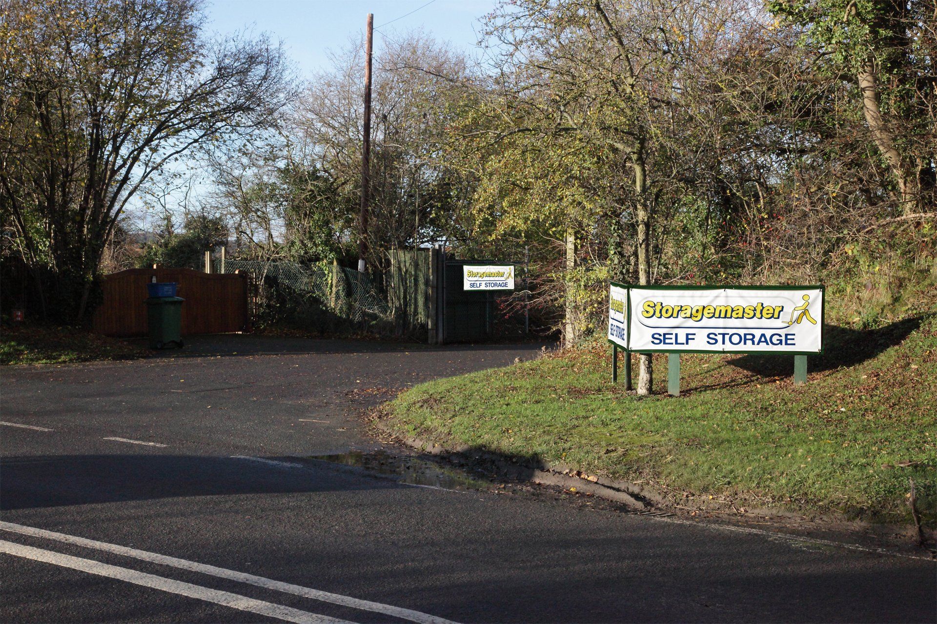 entrance to the facility