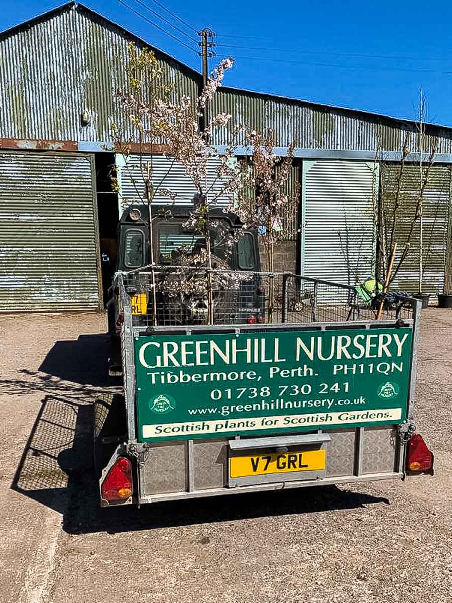 Delivery service from Greenhill garden nursery in Perth
