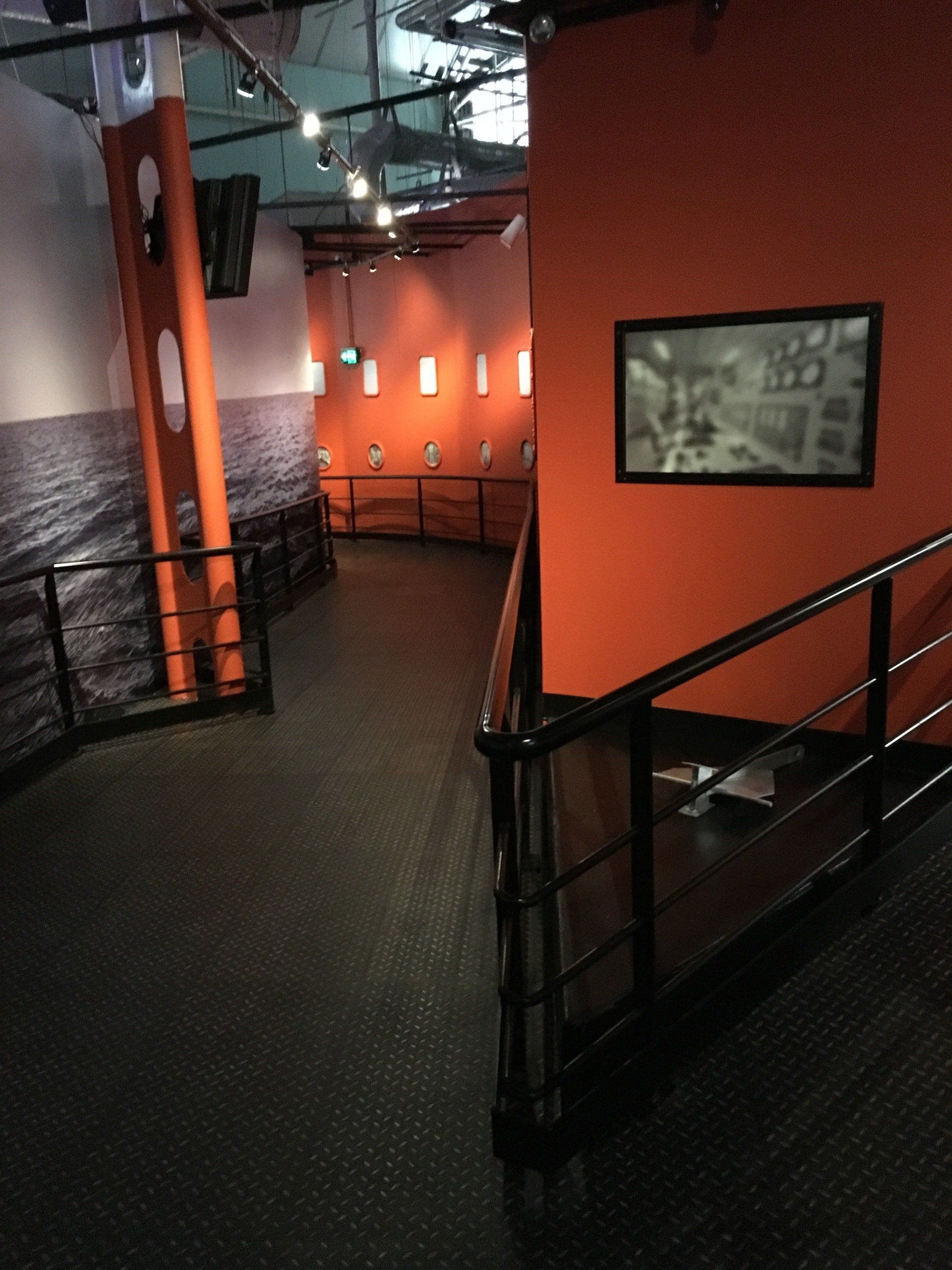 View of installed commercial flooring
