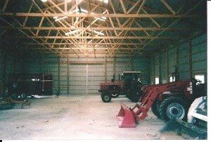 Interior View Equipment Storage — Commercial Construction in Prospect, PA Interior View Equipment Storage — Commercial Construction in Prospect, PA