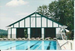 Country Club Pool House Exterior — Commercial Construction in Prospect, PA Country Club Pool House Exterior — Commercial Construction in Prospect, PA