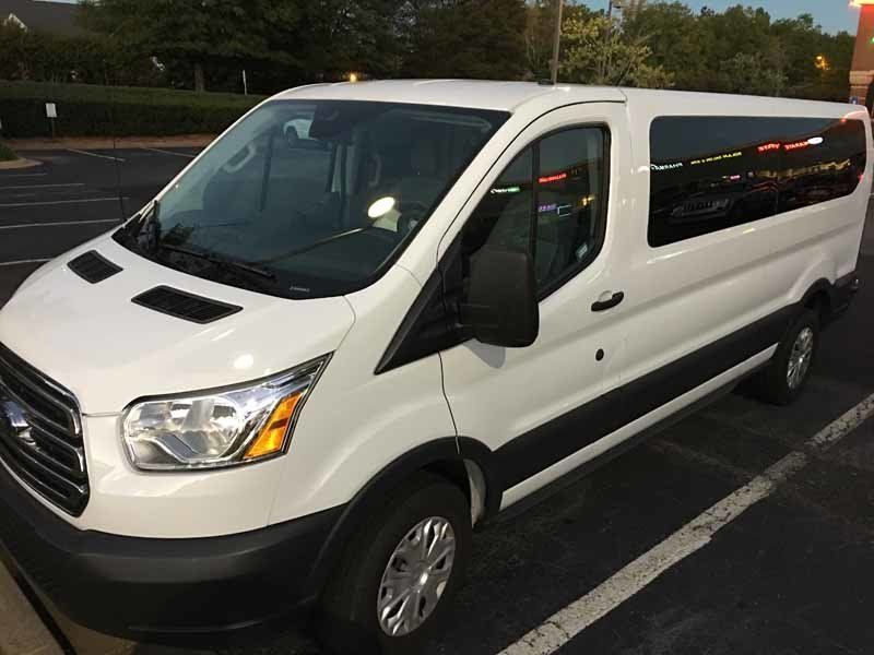 white vehicle