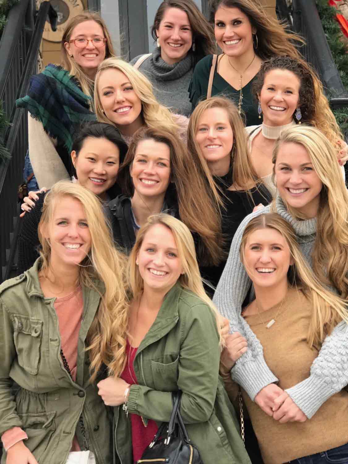 women taking a picture
