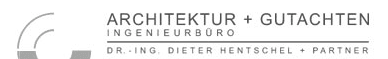 A black and white logo for architekt gutachten