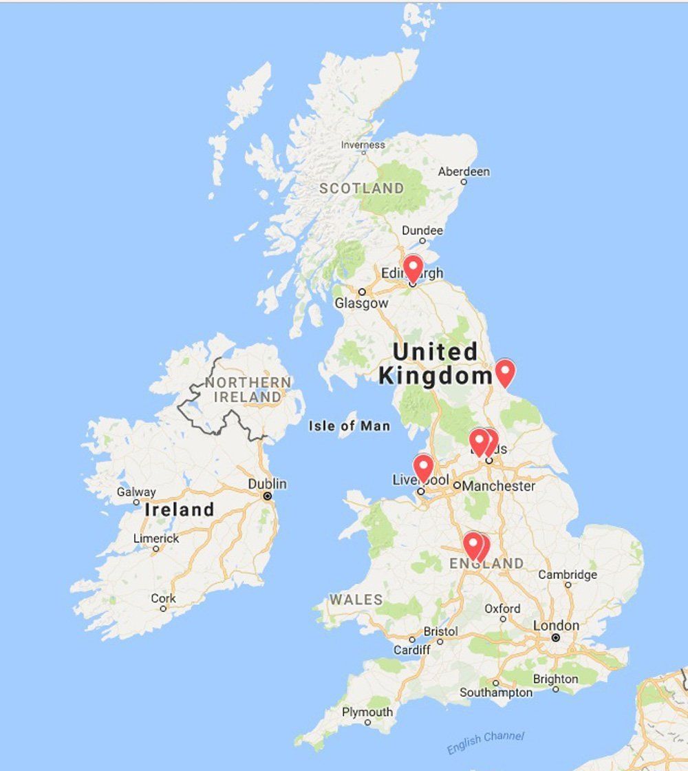 United Kingdom map