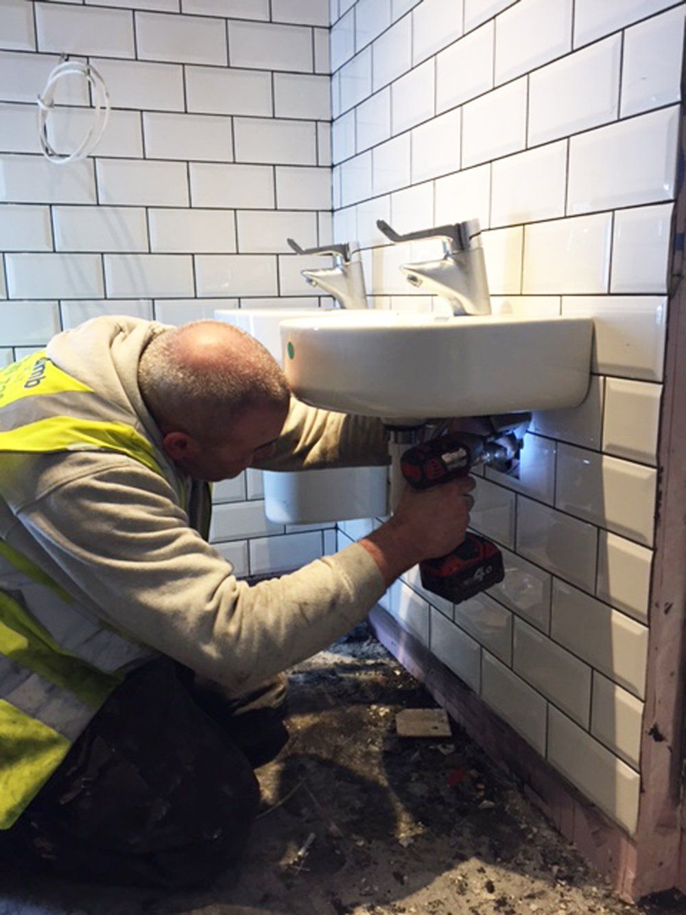 Fixing leaky sink