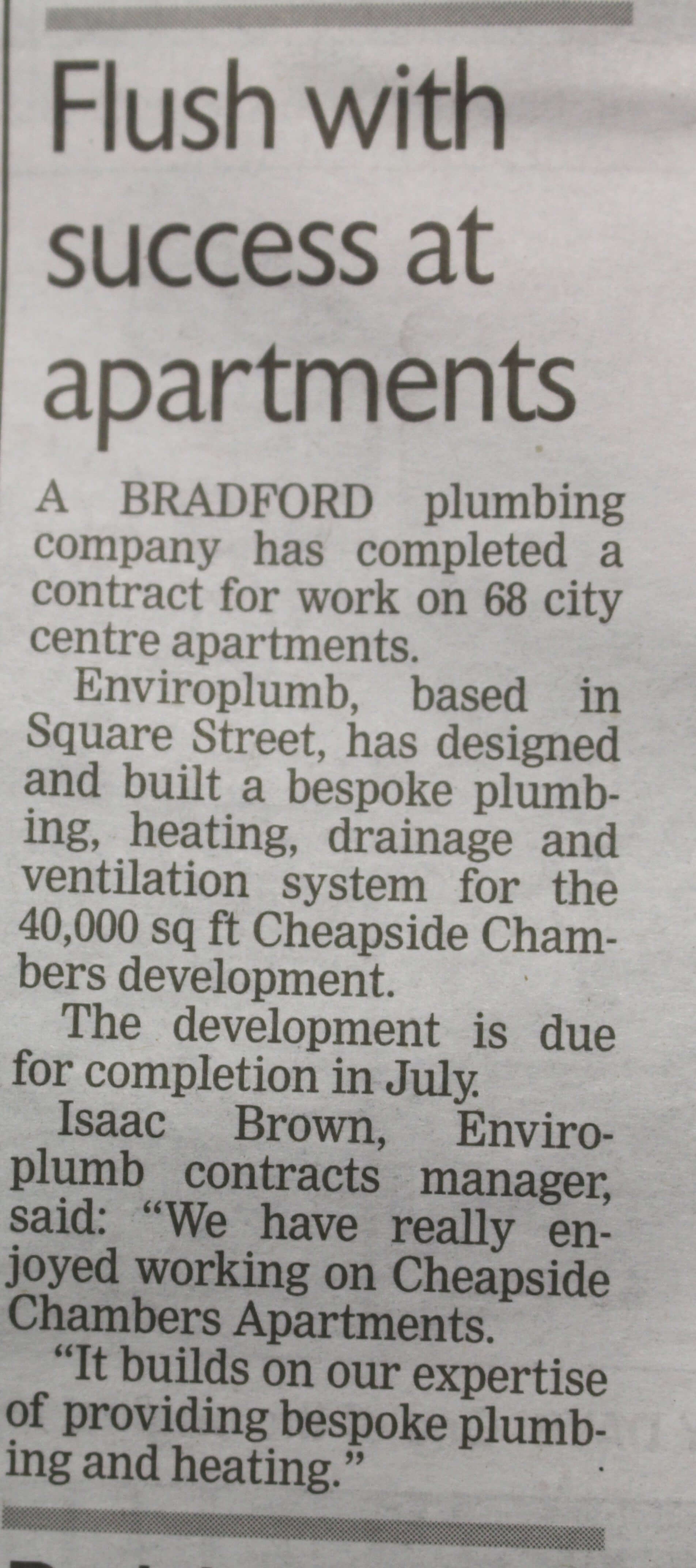 Newspaper article