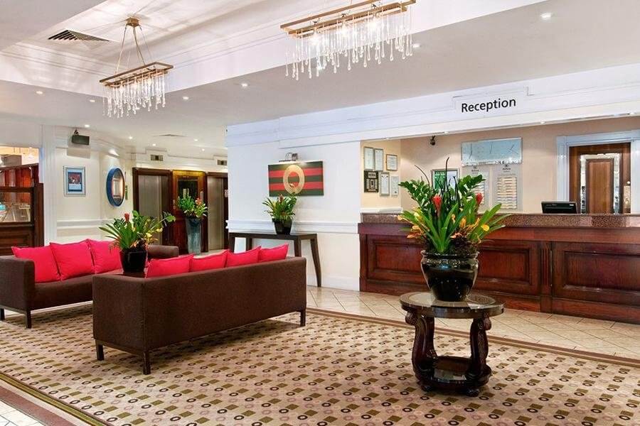 The bradford hotel lobby