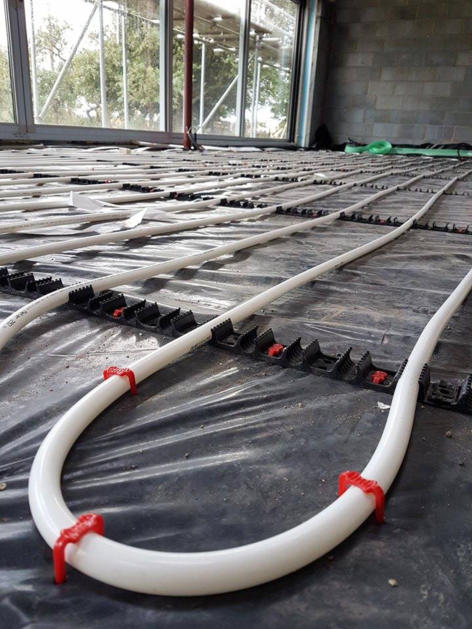 underfloor plumbing