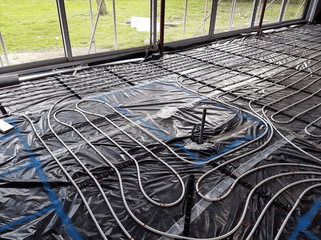 underfloor plumbing