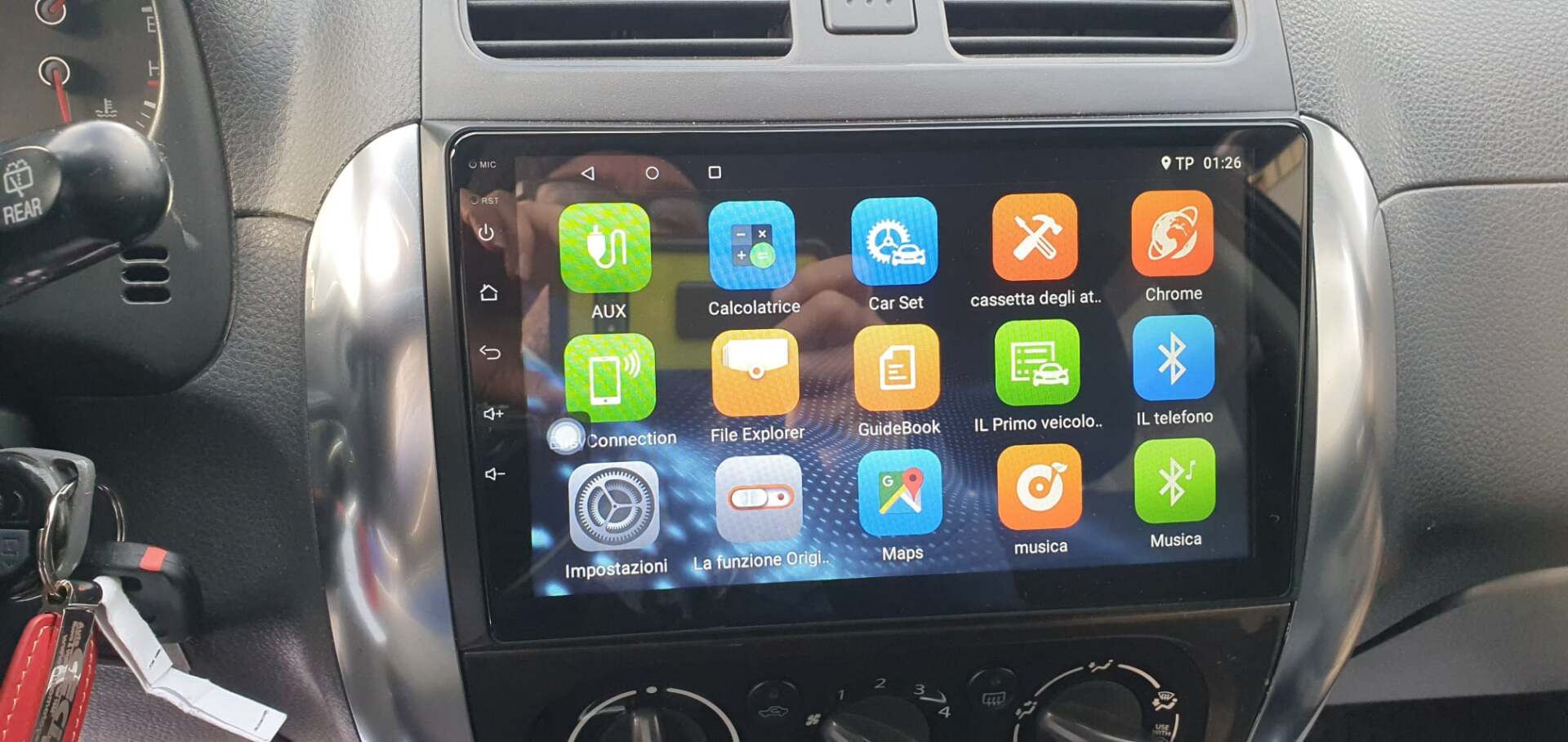 Schermo touchscreen