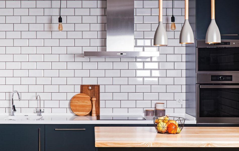 Kitchen With Brick Tile Wall — Worcester County, MA — Cassa Kitchen & Bath Design & Remodeling Center
