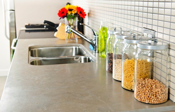 Sink Beside Kitchen Countertop — Worcester County, MA — Cassa Kitchen & Bath Design & Remodeling Center