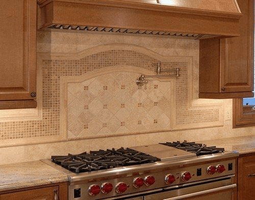 Blue Tile Backsplashes | South Yarmouth, MA | Beach House Kitchen & Bath