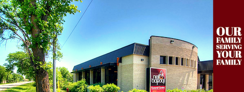 Winnipeg funeral home exterior