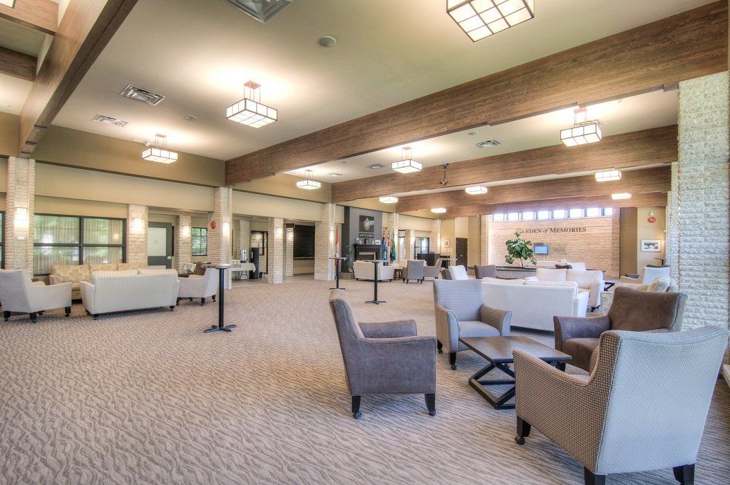 funeral centre large reception room