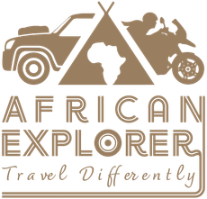 a logo for african explorer