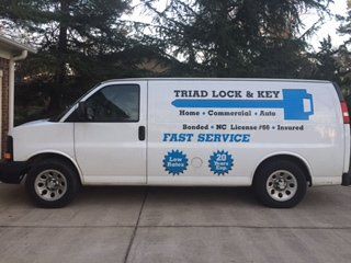 Triad Lock & Key work van