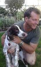 man and dog Clay's Tree Services Inc Portland, OR