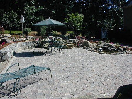 Area before landscaping service in Bethlehem, CT