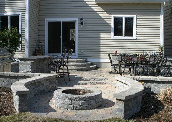 Area after landscaping service in Bethlehem, CT