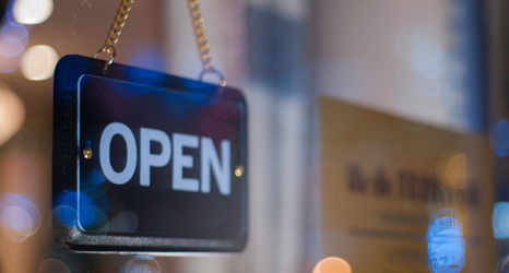 Open signage