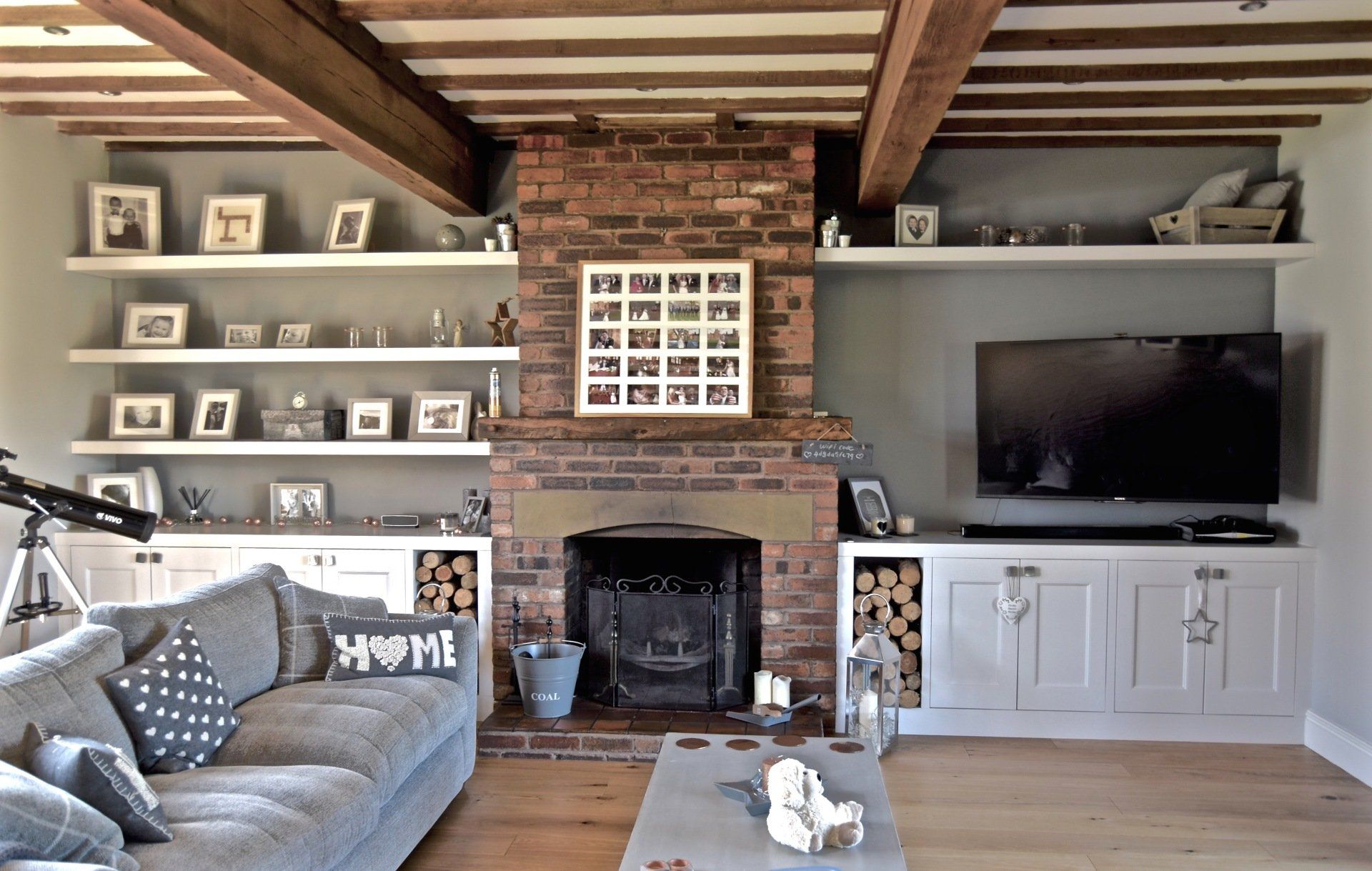 alcove cabinet, alcoves, fitted furniture alcoves, alcove cabinets, traditional alcove cabinets, floating shelves, bespoke cabinets, bespoke cabinetry, cabinet maker shrewsbury, cabinet makers shropshire, painted furniture, f&B furniture,