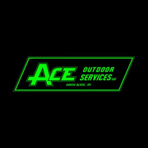 A neon green logo on a black background reads 