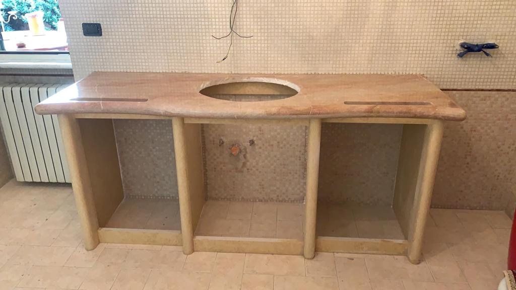 lavello bagno marmo