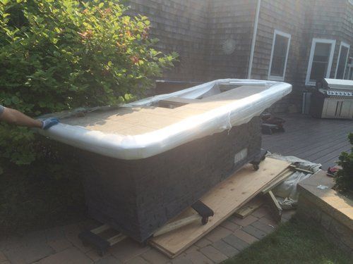 Professional propane fill and exchange in propane tanks