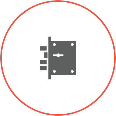 Double glazed lock