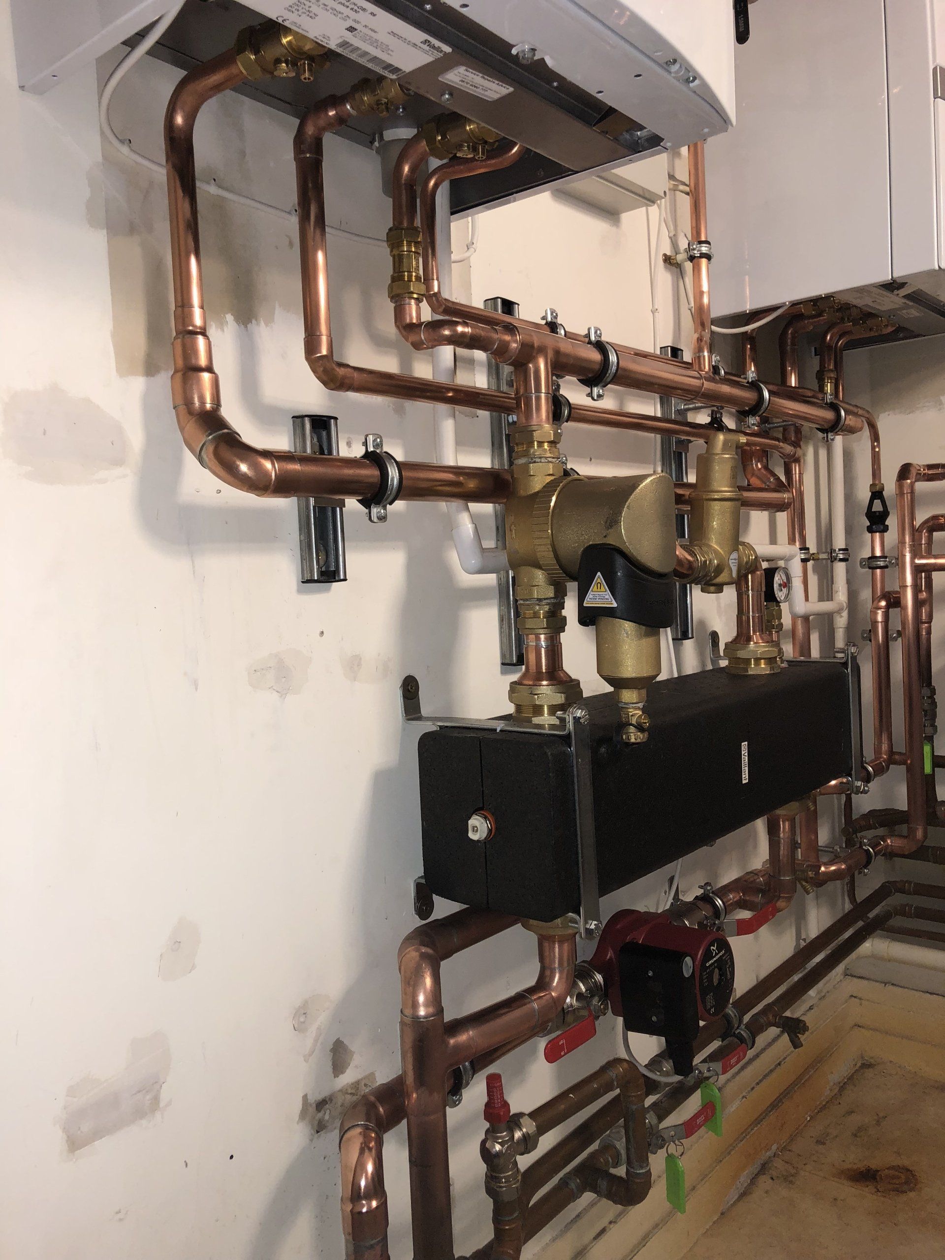 gas boiler installation Swallowfield