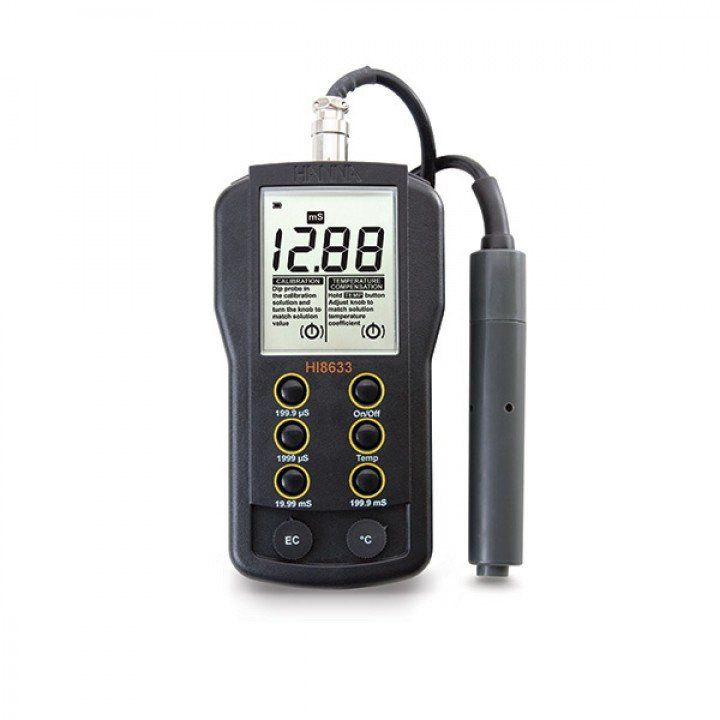 HI8633 Conductivity Meter Multi Range conductivity Meter