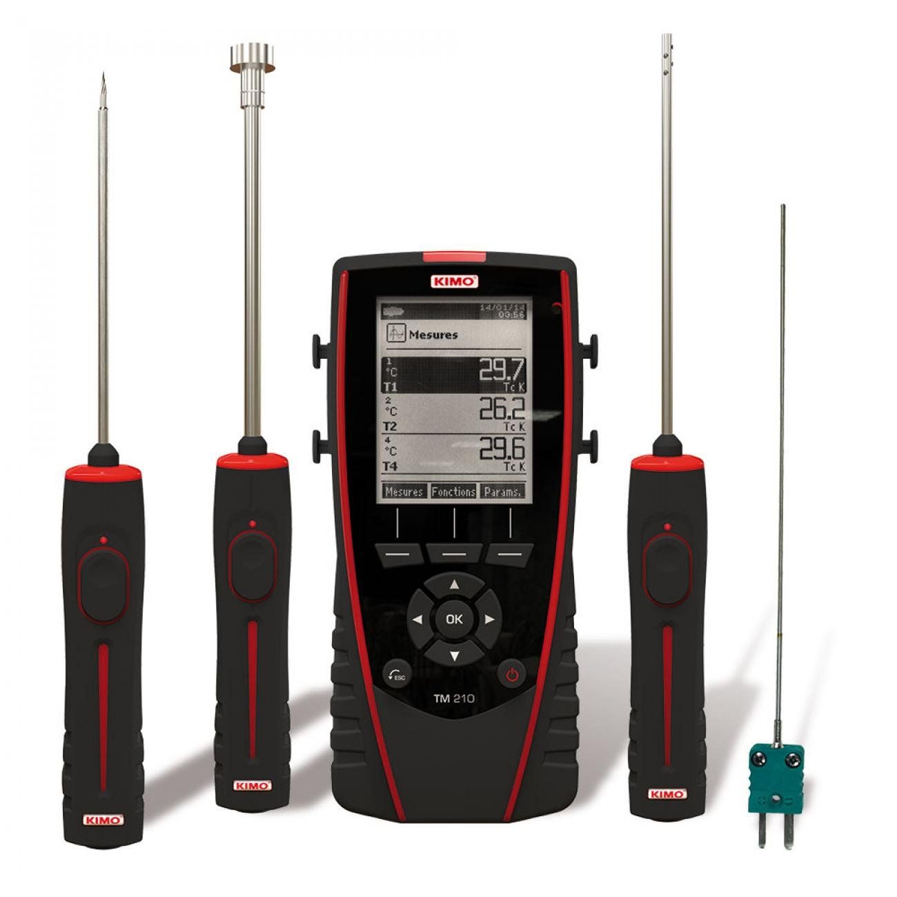 Industrial thermometers and meters
