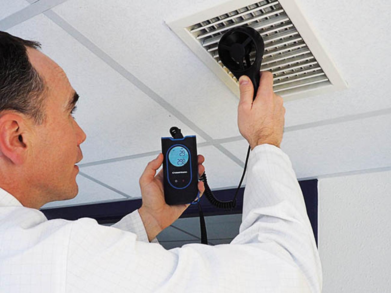 vane thermo-anemometer vane thermo-anemometer with probe