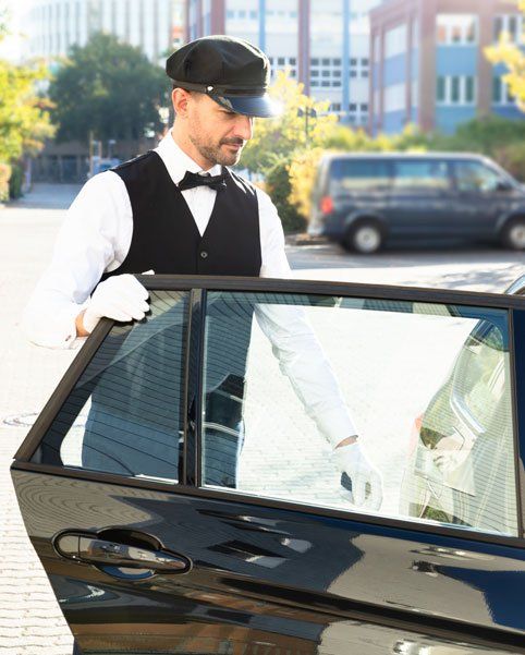Opening Car Door — New Jersey — New Frontier Valet LLC