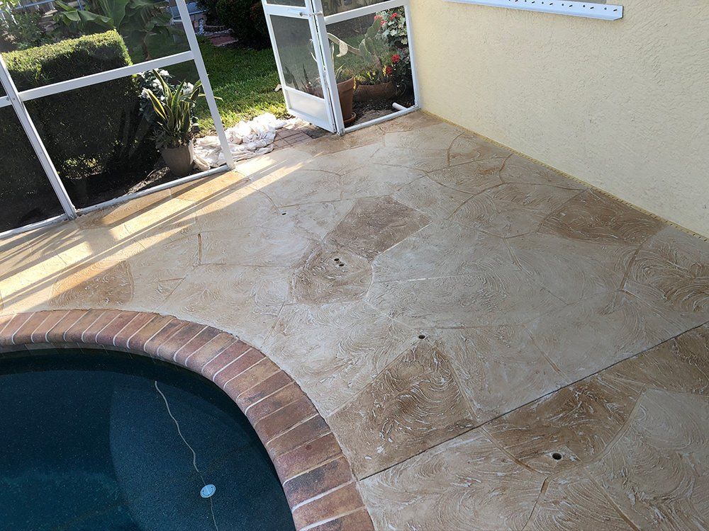 Resindetial Concrete Design — Venice, FL — A-1 Roof Cleaning & Coating of Venice